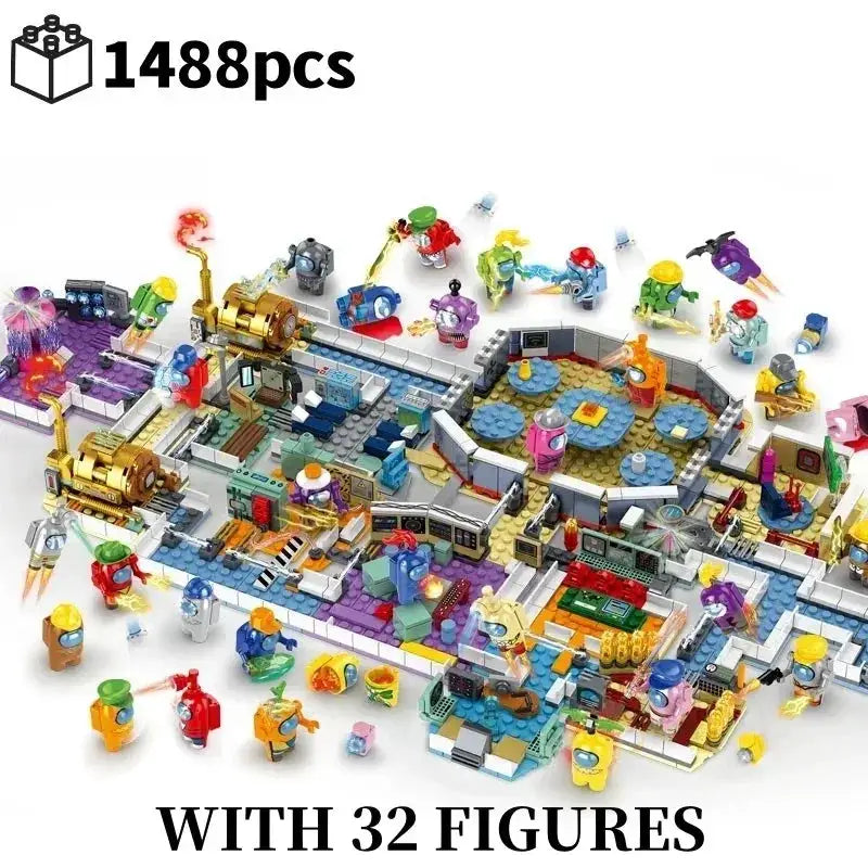 Space Werewolf Building Blocks Set Boosts Creativity and Lego Compatible - ToylandEU