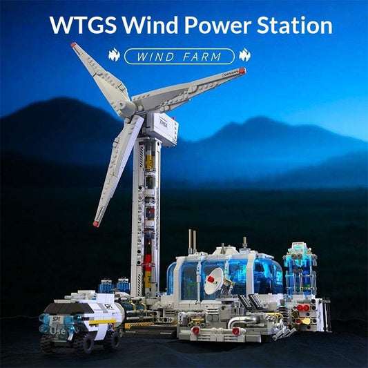 Space Wind Power Station Building Blocks | Toylandeu™