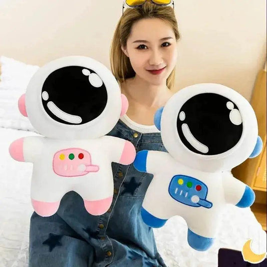  Spaceman Plush Doll Elastic Cartoon Space Astronaut Stuffed Rag Toy Soft Cushion 25/40cm Sofa Pillow Boys Kids Birthday Gifts -  ToylandEU™