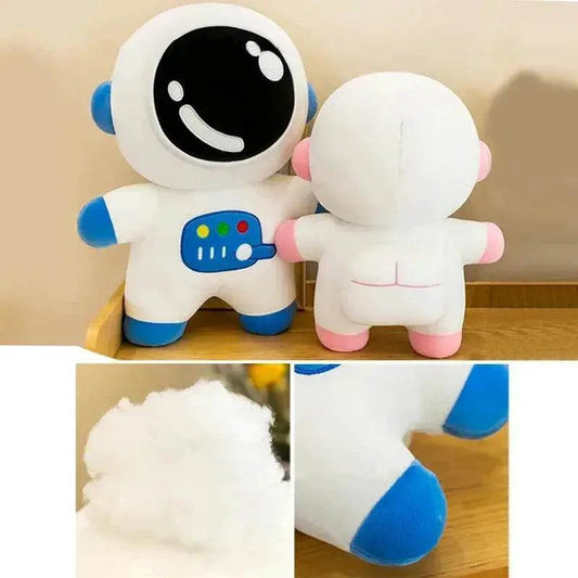  Spaceman Plush Doll Elastic Cartoon Space Astronaut Stuffed Rag Toy Soft Cushion 25/40cm Sofa Pillow Boys Kids Birthday Gifts -  ToylandEU™