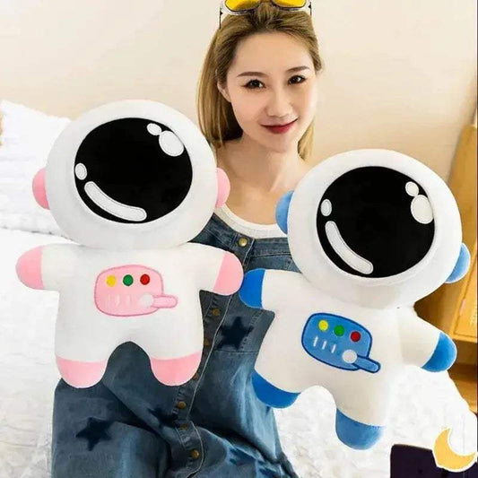  Spaceman Plush Doll Elastic Cartoon Space Astronaut Stuffed Rag Toy Soft Cushion 25/40cm Sofa Pillow Boys Kids Birthday Gifts -  ToylandEU™