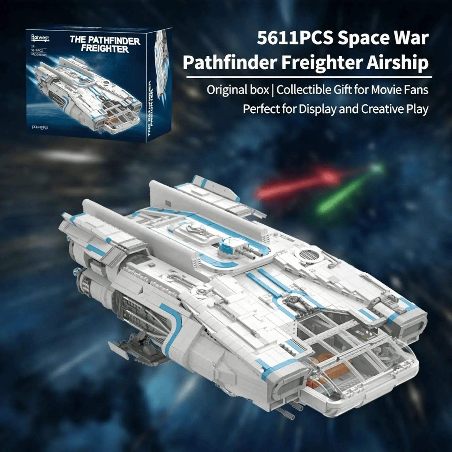 Spaceship Building Blocks Set With 5611 Pieces For Creative Builders - ToylandEU