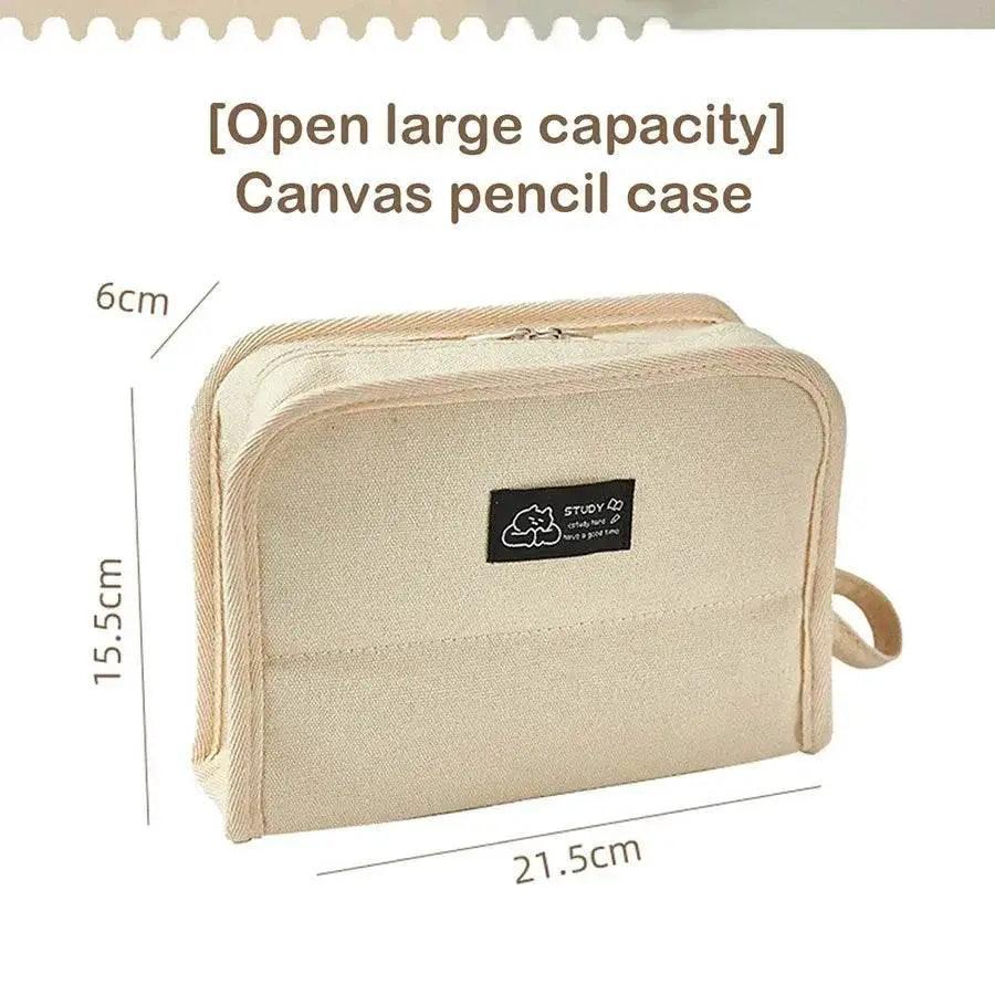  Spacious 3 Layer Pencil Case Canvas Bag Toyland EU -  ToylandEU™