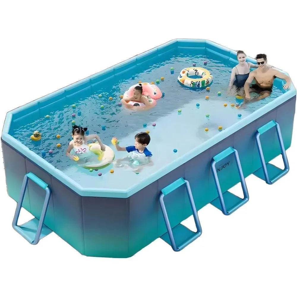Spacious Folding Outdoor Pool – Extra Large Design for Kids and Adults - ToylandEU