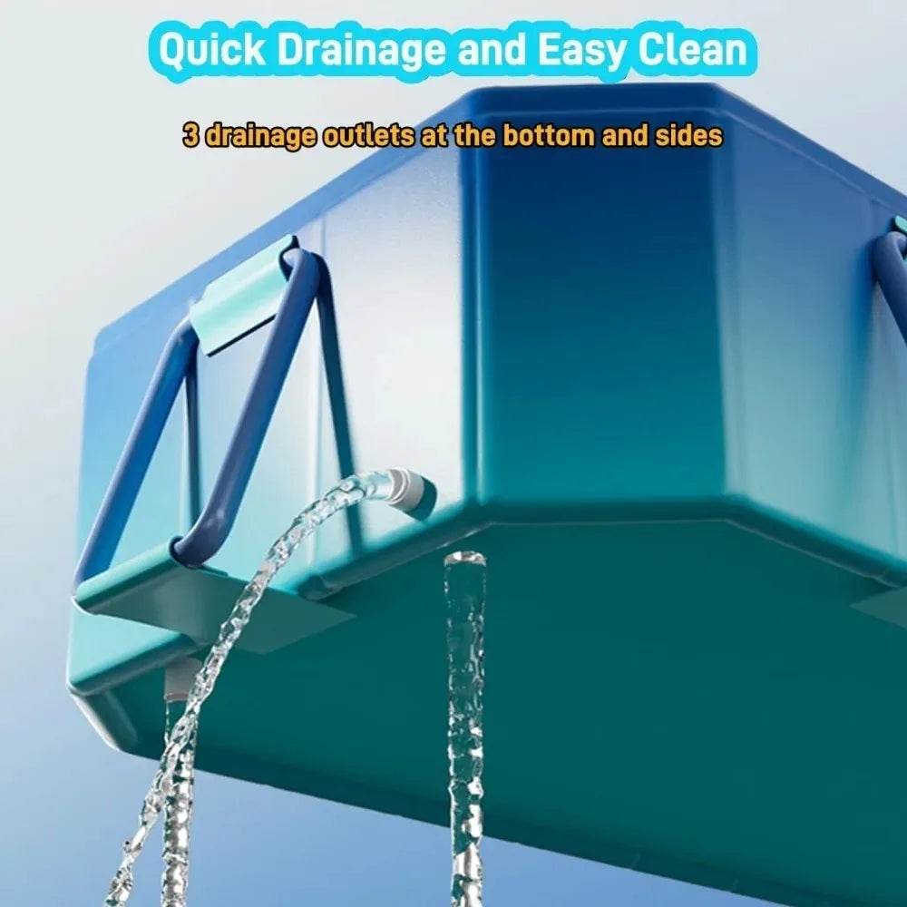 Spacious Folding Outdoor Pool – Extra Large Design for Kids and Adults - ToylandEU