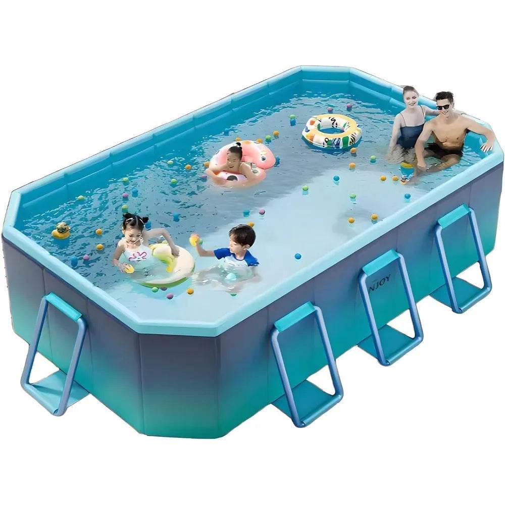 Spacious Folding Outdoor Pool – Extra Large Design for Kids and Adults - ToylandEU