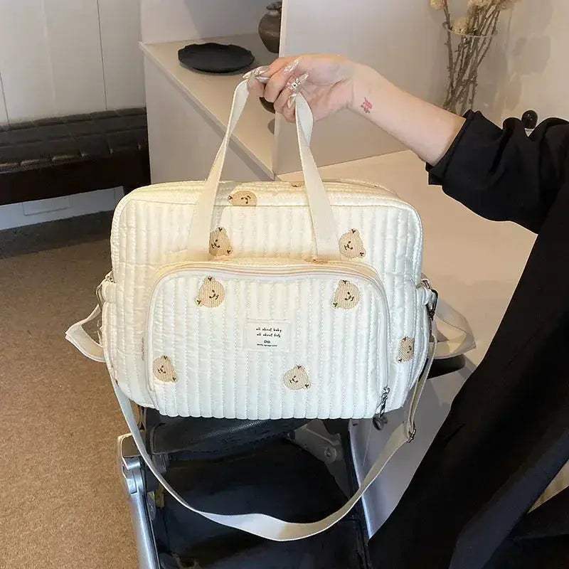 Spacious Mommy Diaper Bag Organizer With Crossbody Strap - ToylandEU