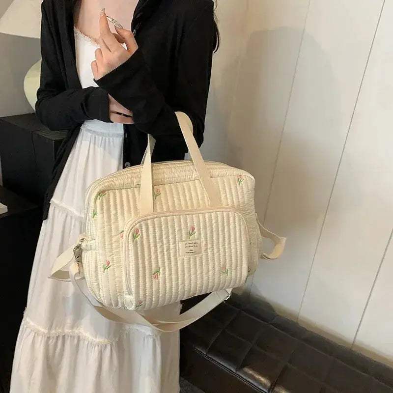 Spacious Mommy Diaper Bag Organizer With Crossbody Strap - ToylandEU