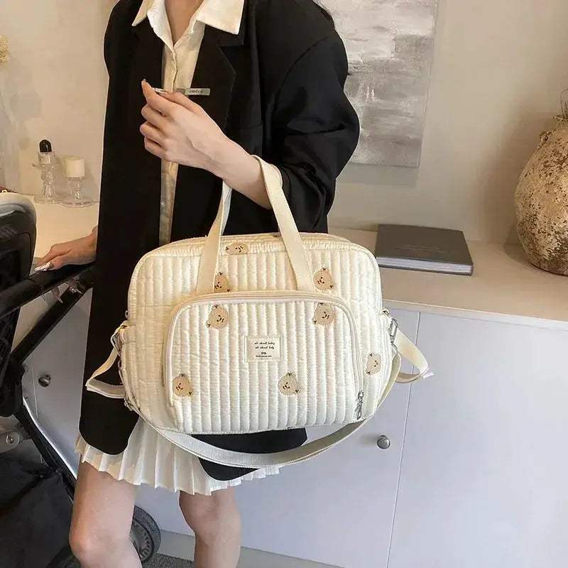 Spacious Mommy Diaper Bag Organizer With Crossbody Strap - ToylandEU