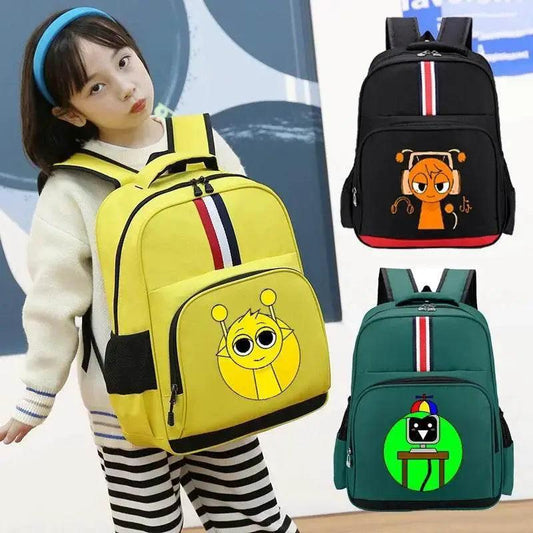  Spacious School Cartoon Pattern Backpack Toyland EU -  ToylandEU™
