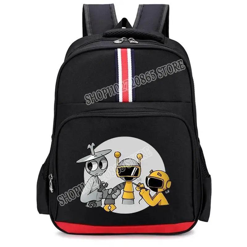  Spacious School Cartoon Pattern Backpack Toyland EU -  ToylandEU™