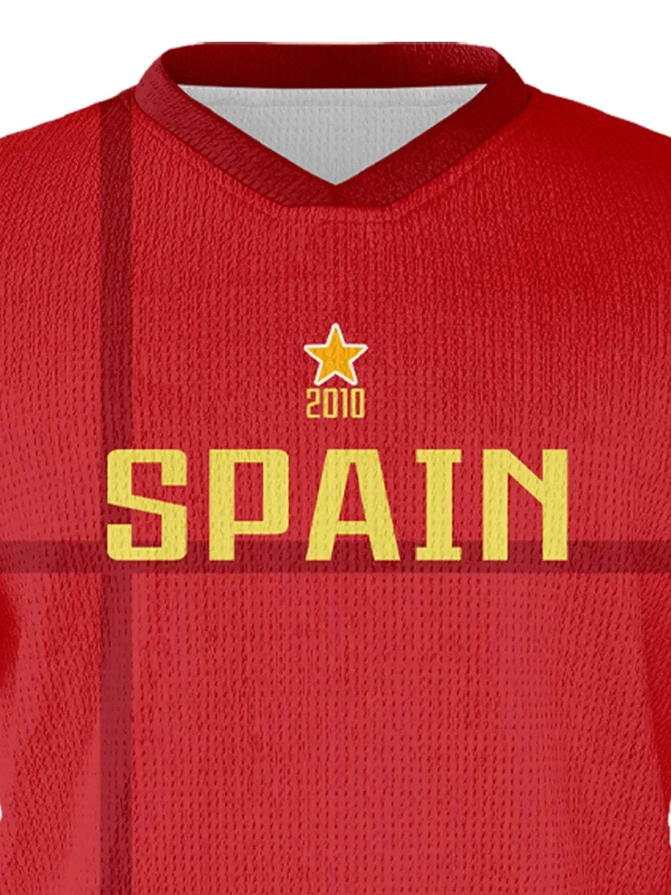 Spain Custom Soccer Jersey Kit for Kids Personalized Name Number - ToylandEU