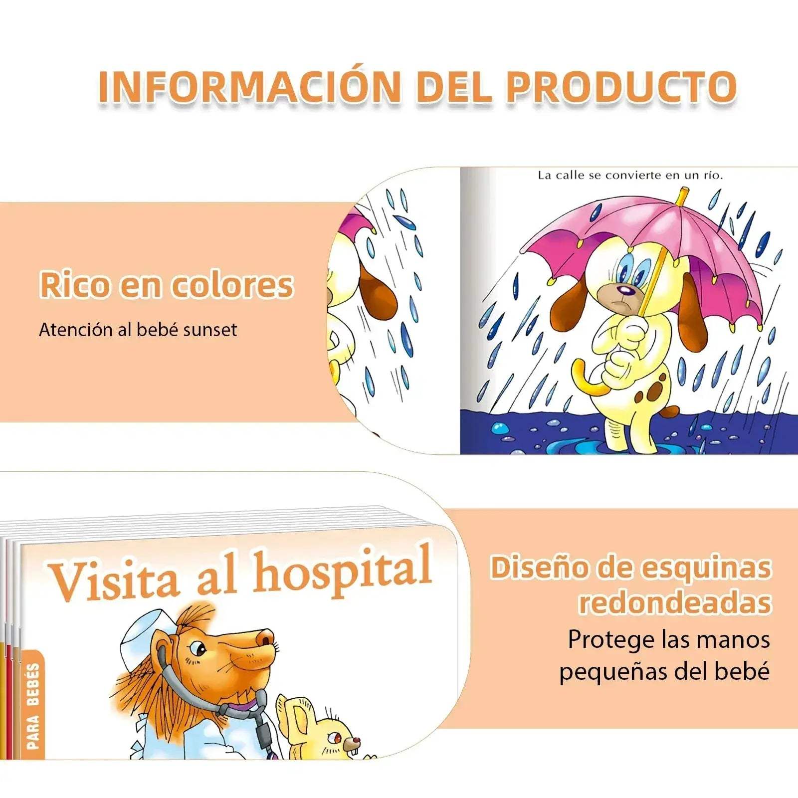Spanish Bedtime Stories For Kids Set With Cute Animal Puzzles - ToylandEU