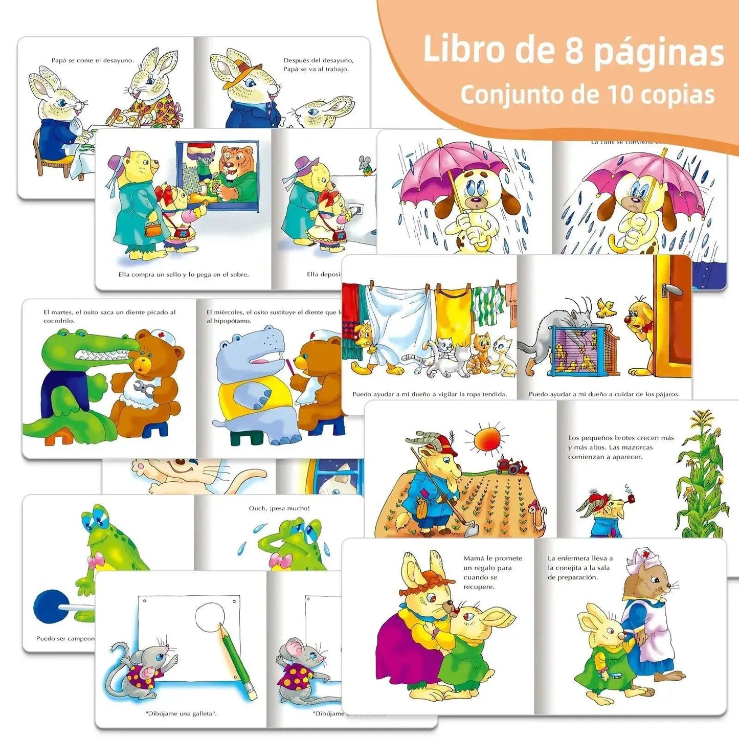  Spanish Bedtime Stories For Kids With Animal Puzzles -  ToylandEU™