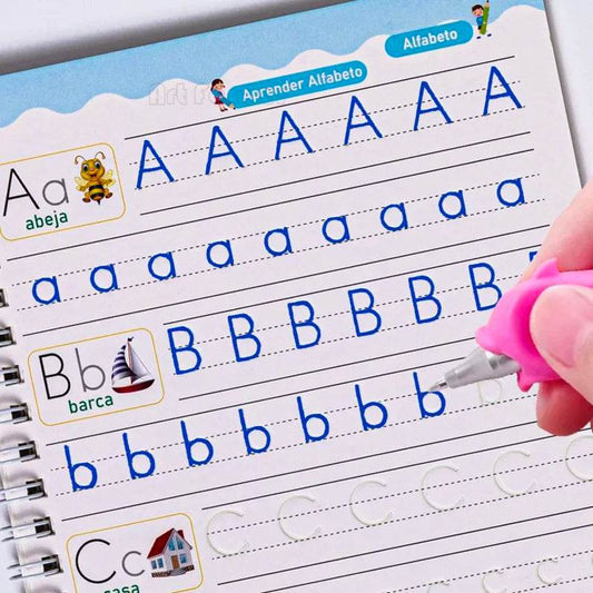 Spanish Magic Books Learning Numbers in Spanish Lettering for Children Reusable Magic Practice Copybook Montessori Writing Set - ToylandEU