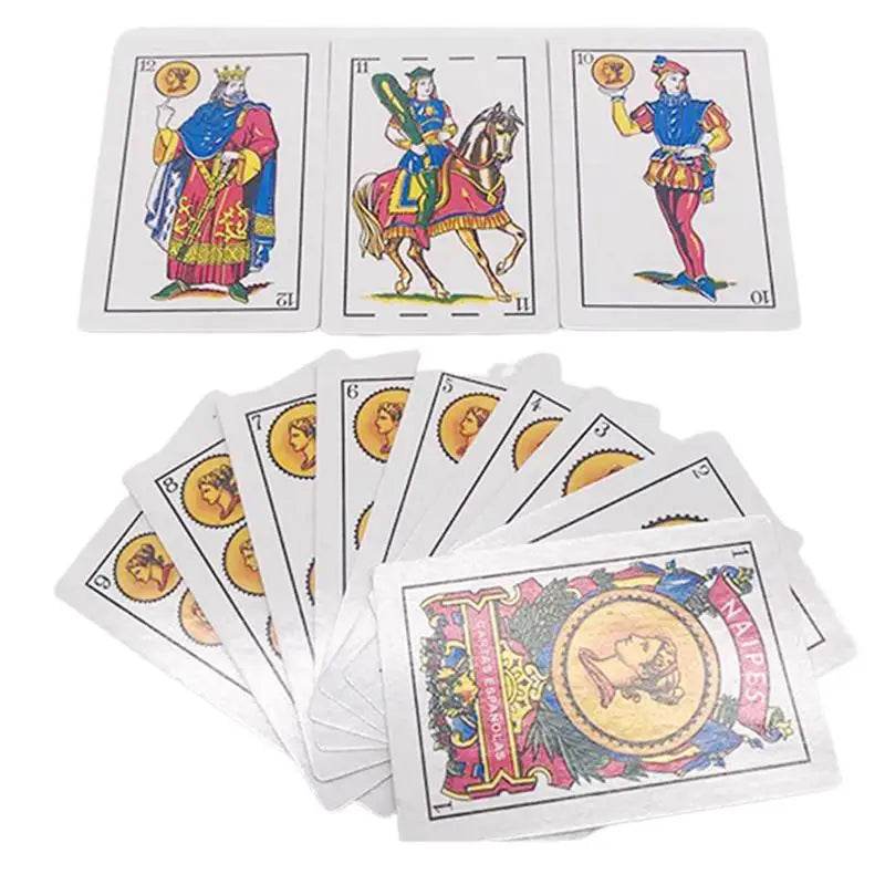 Spanish Poker Fun: 50 Card Deck for Family Parties and Magic Games - ToylandEU