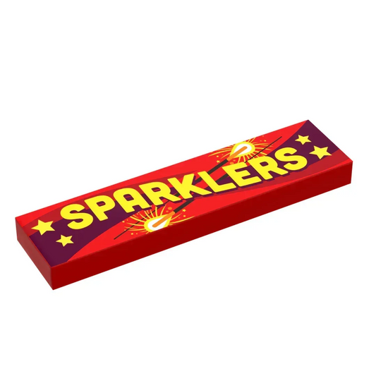  Lego Minifig Fireworks Tile Printed For Realism -  ToylandEU™