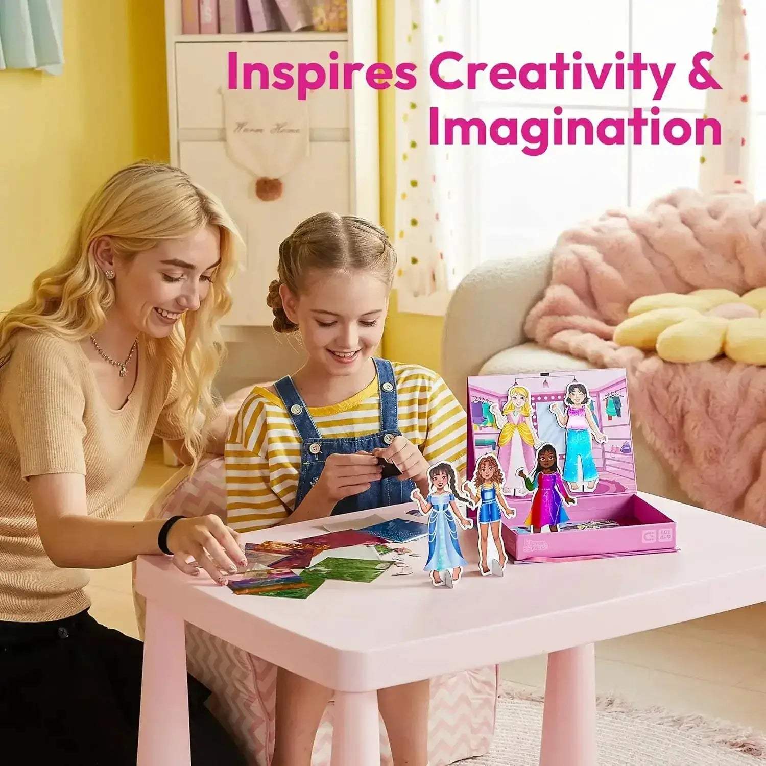  Sparkling 2-in-1 Foil Magnet Dress Up Kit -  ToylandEU™