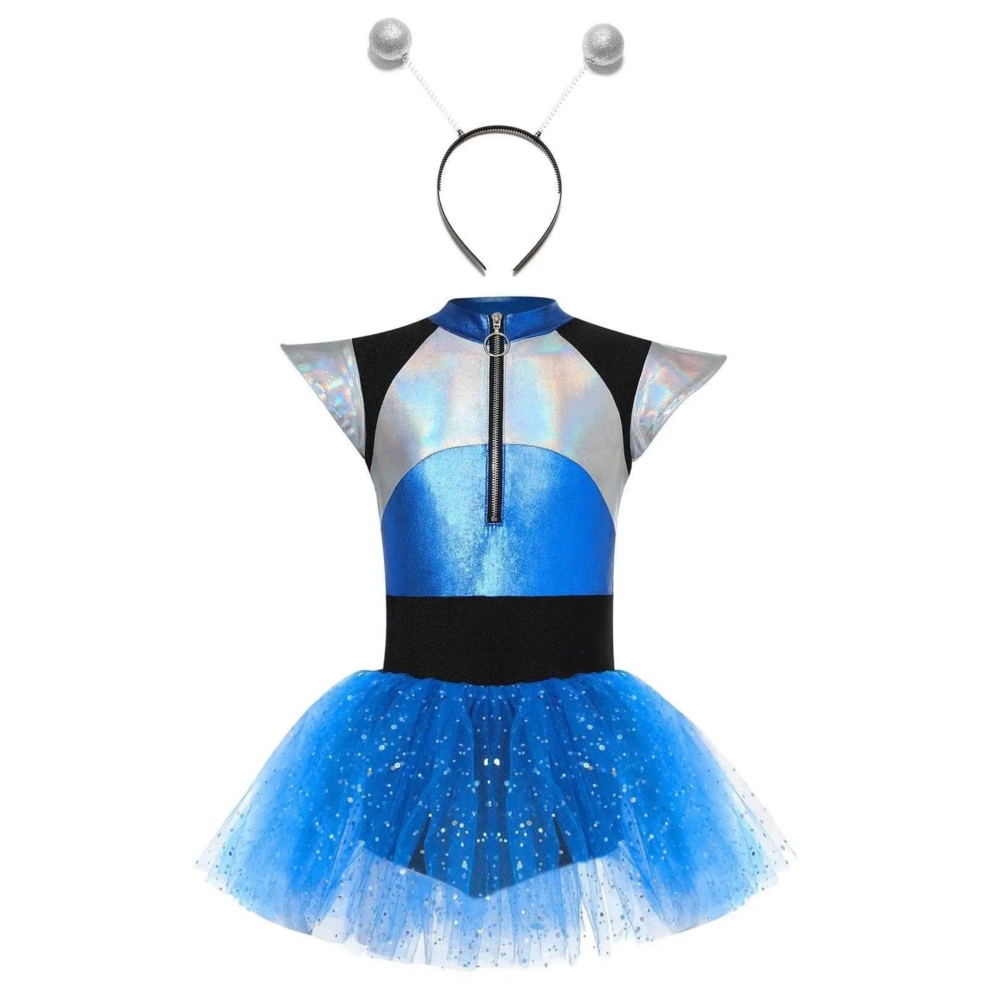  Sparkling Alien Tutu Dress for Girls - Cosmic Dance & Costume Fun -  ToylandEU™