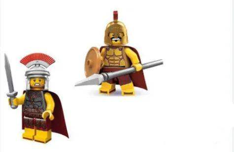  Spartan Minifigs Battle Ready Trio With Roman Commander -  ToylandEU™
