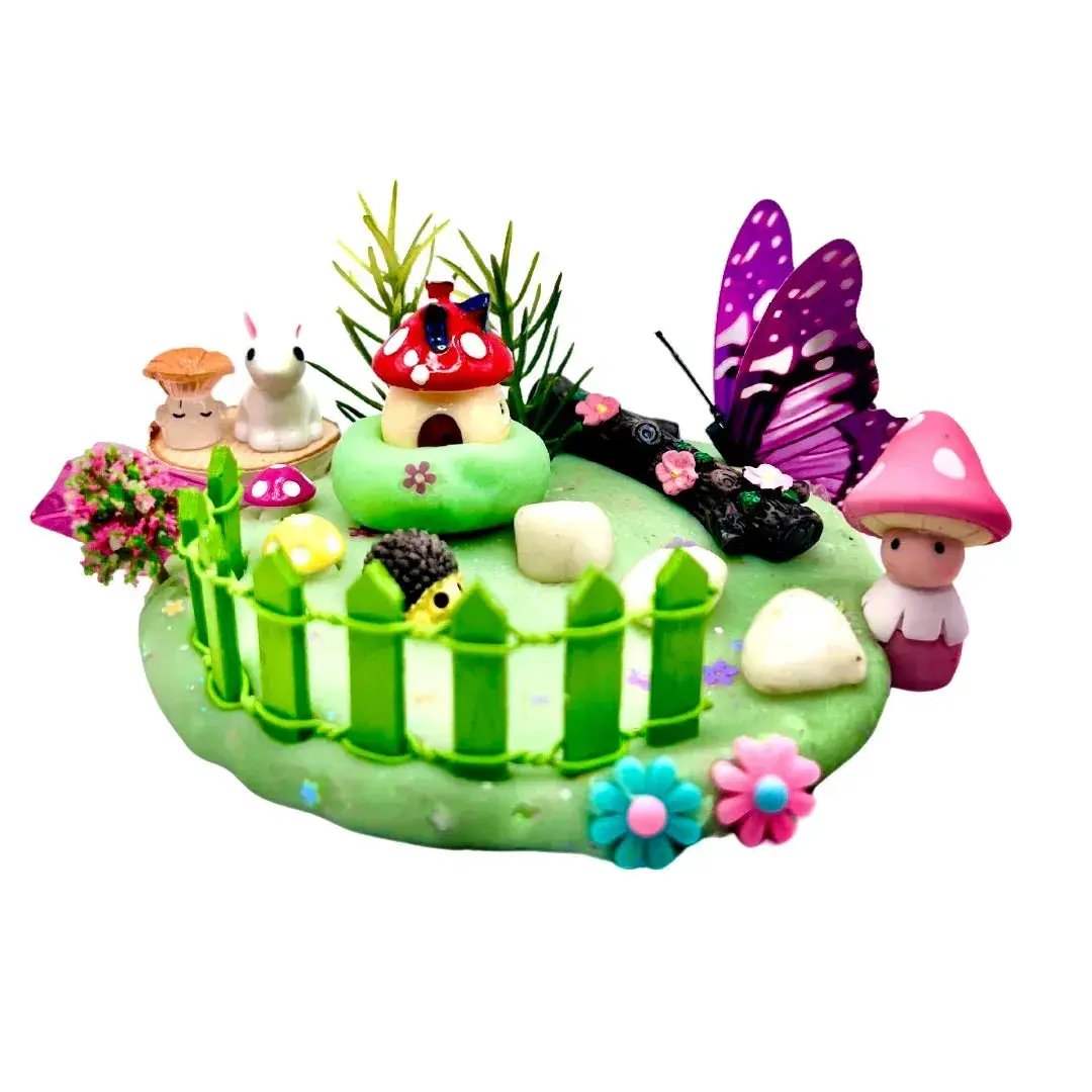 Special Edition Jar: Fairy Garden Playdough Sensory Toy Kit - ToylandEU