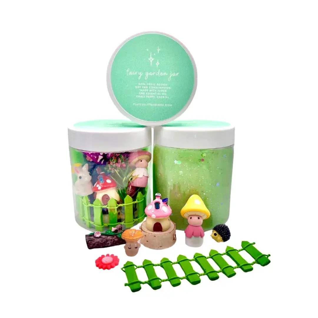 Special Edition Jar: Fairy Garden Playdough Sensory Toy Kit - ToylandEU