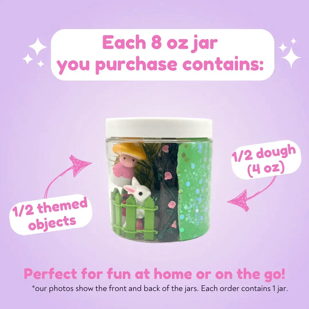 Special Edition Jar: Fairy Garden Playdough Sensory Toy Kit - ToylandEU