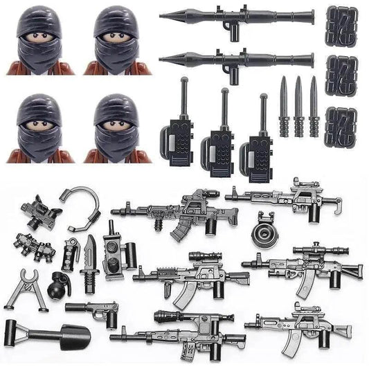  Special Forces Military Mini Action Figure Building Block Set - Arab  -  ToylandEU™