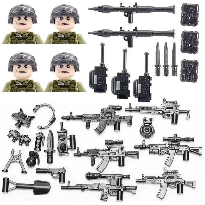  Special Forces Military Mini Action Figure Building Block Set - Arab  -  ToylandEU™