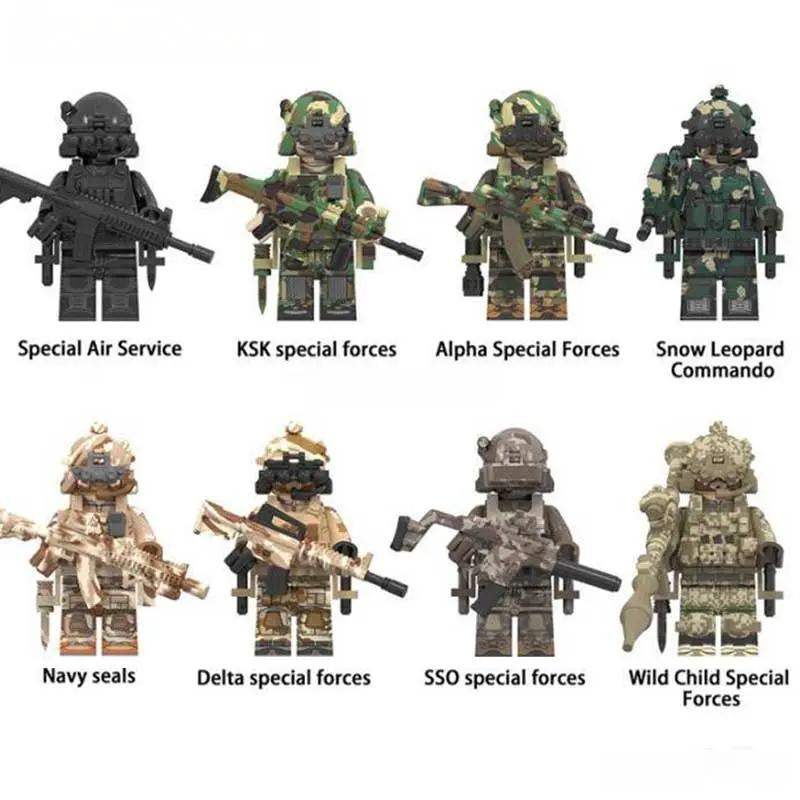  Special Forces Lego Minifigures Set Of 8 Authentic -  ToylandEU™