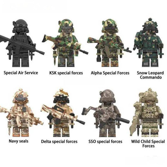  Special Forces Lego Minifigures Set Of 8 Authentic -  ToylandEU™