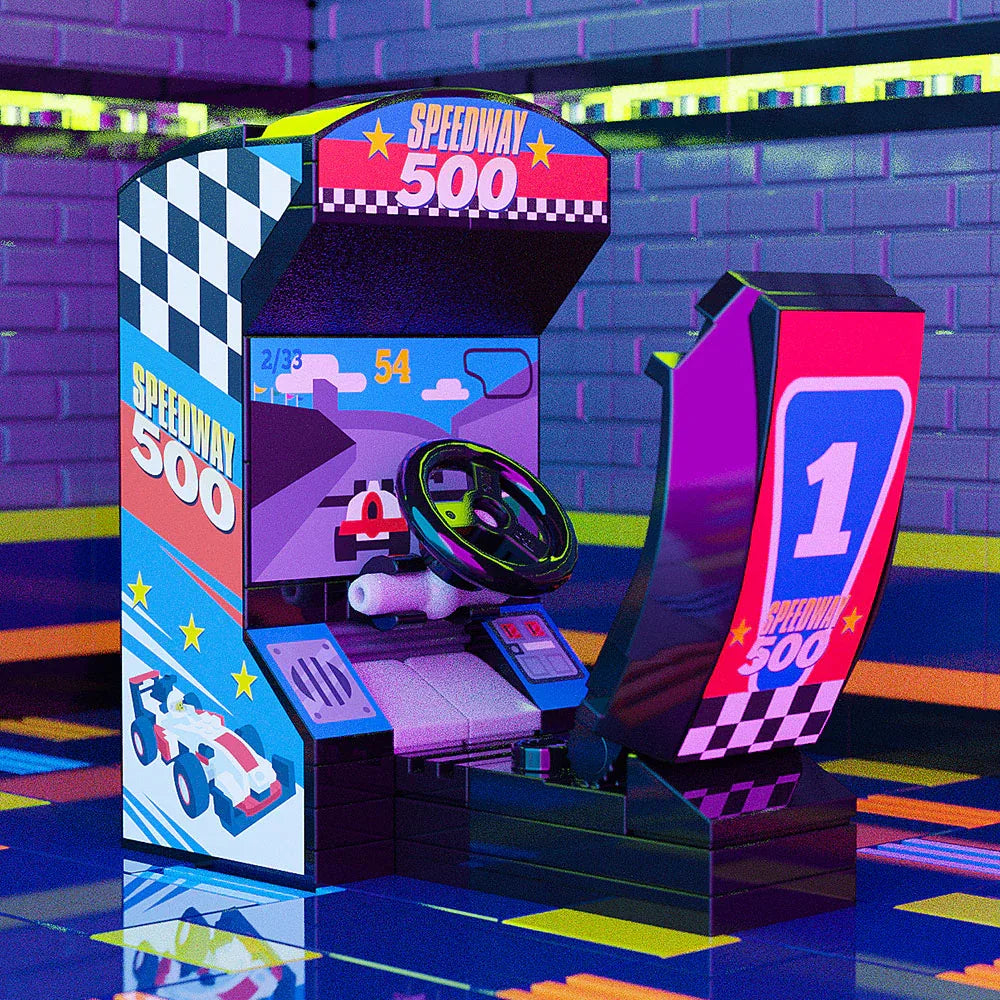 Speedway 500 - B3 Customs Arcade Racing Game - ToylandEU