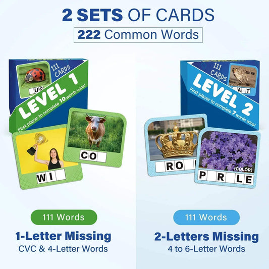  Spelling Games With 224 Flash Cards For Early Literacy -  ToylandEU™