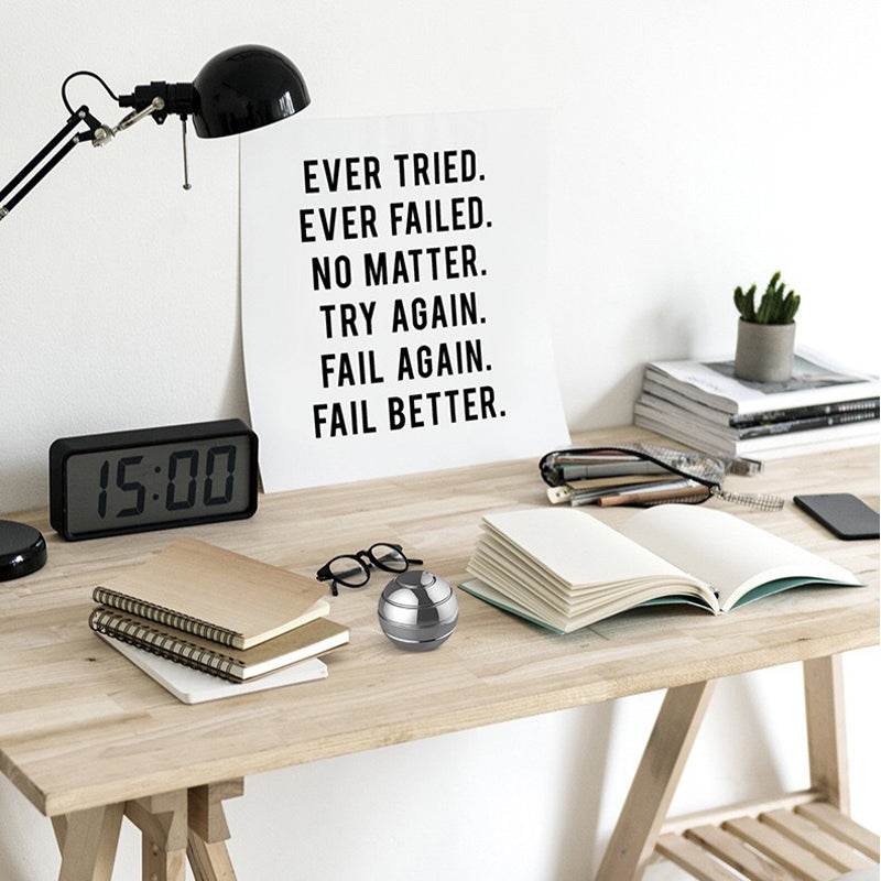 Spherical Gyroscope Desk Toy for Stress Relief - Fun for All Ages! - ToylandEU