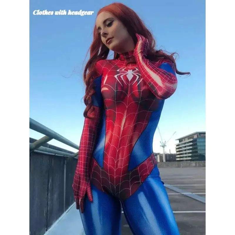  Spider Cosplay Costume For Women Premium Knit Jumpsuit -  ToylandEU™