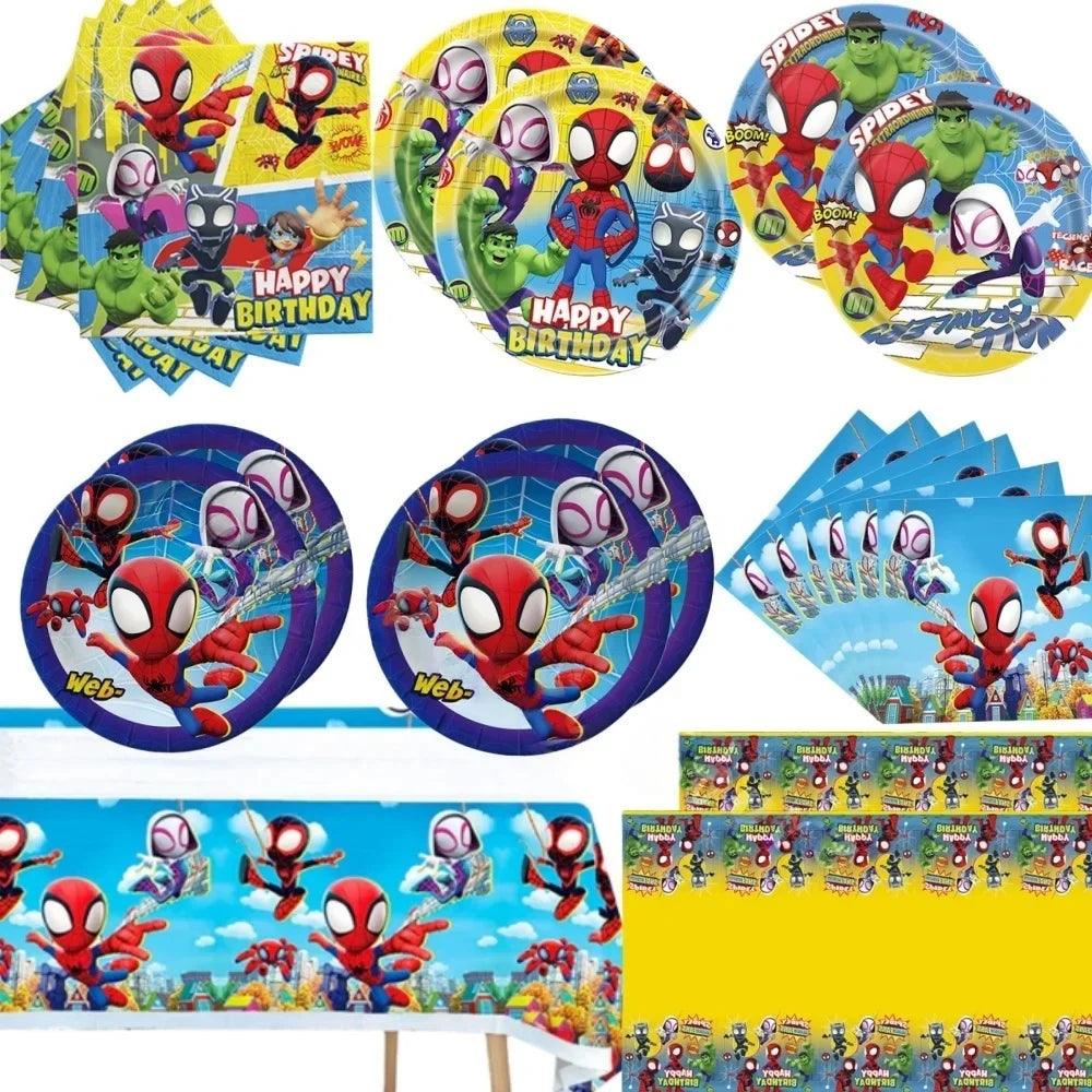 Spider Hero Tableware Kit | Party Supplies | Toylandeu™