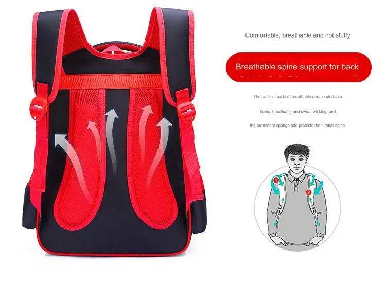 Spider King 3D Kids Backpack Durable and Stylish Design for School - ToylandEU