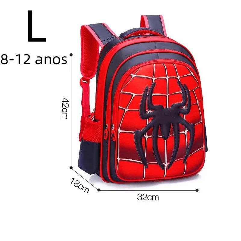 Spider King 3D Kids Backpack Durable and Stylish Design for School - ToylandEU