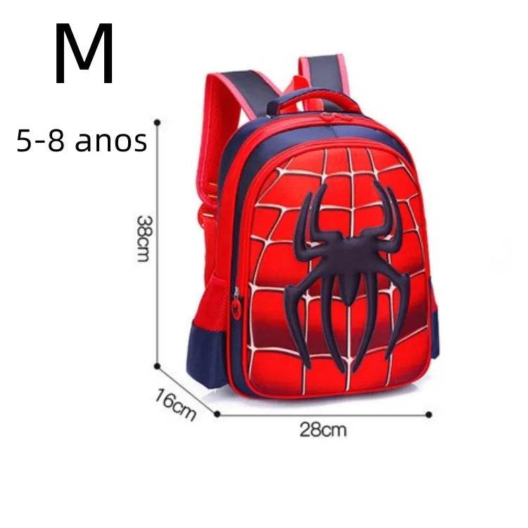 Spider King 3D Kids Backpack Durable and Stylish Design for School - ToylandEU