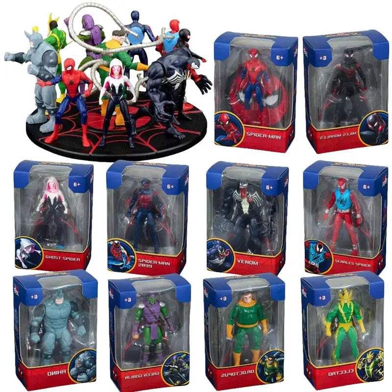  Spider Man Action Figures Premium Collectible Set -  ToylandEU™