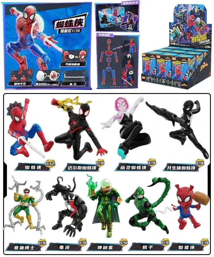 Spider Man Action Figures Set Collectible Marvel Gift - ToylandEU
