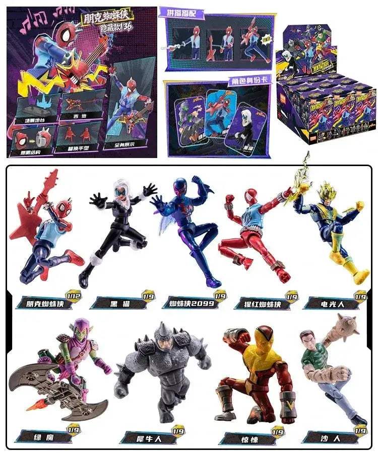 Spider Man Action Figures Set Collectible Marvel Gift - ToylandEU