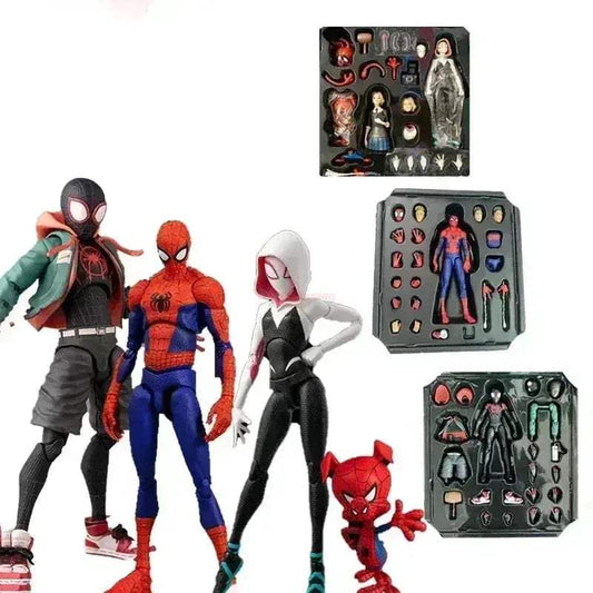  Spider Man Action Figures Miles Morales Gwen Stacy Set -  ToylandEU™