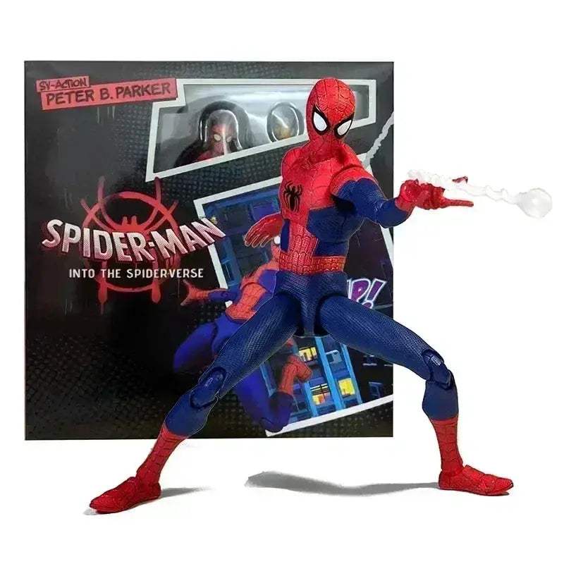 Spider Man Action Figures Set Miles Morales Gwen Stacy Collectible - ToylandEU