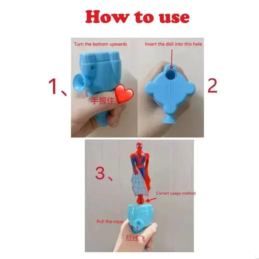  Spider Man Dragonfly Flying Toy Outdoor Rotating String -  ToylandEU™