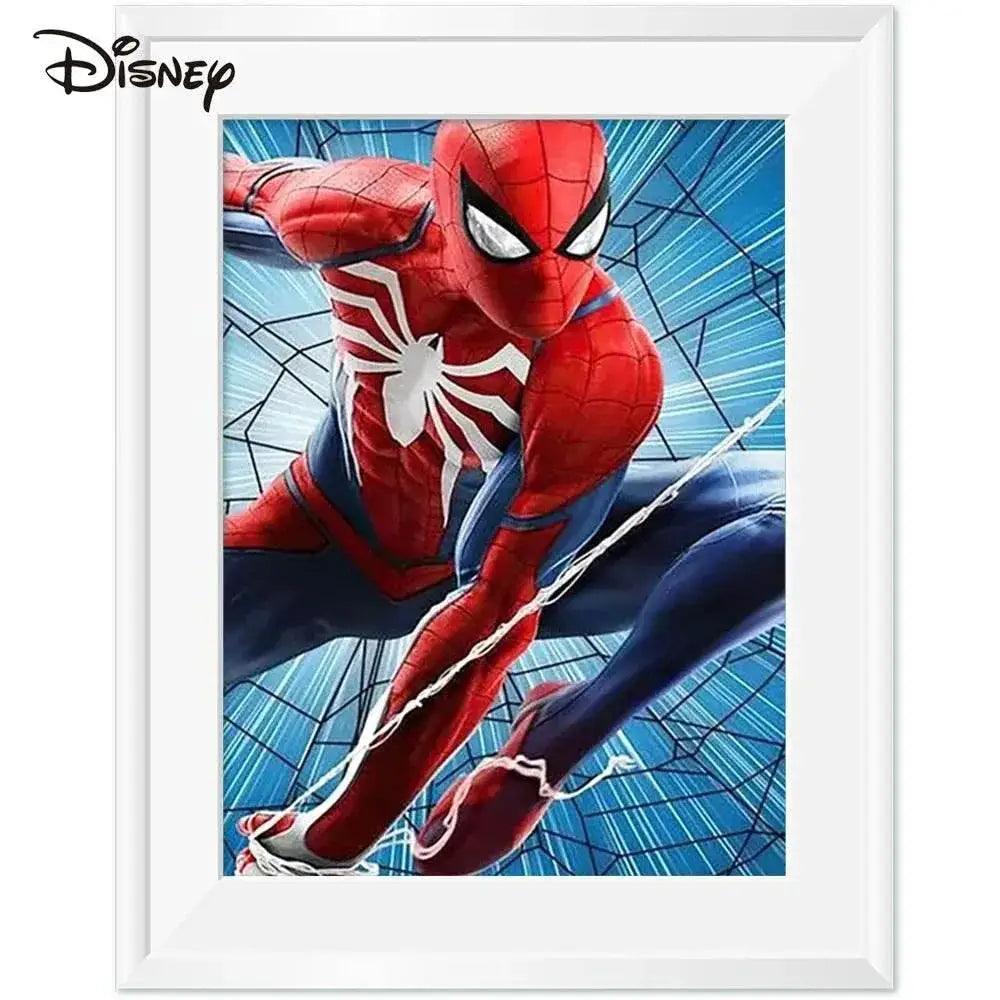  Spider-Man Embroidery Cross Stitch Kit - Complete Set for Wall Art Decor, 14ct Printed Canvas -  ToylandEU™