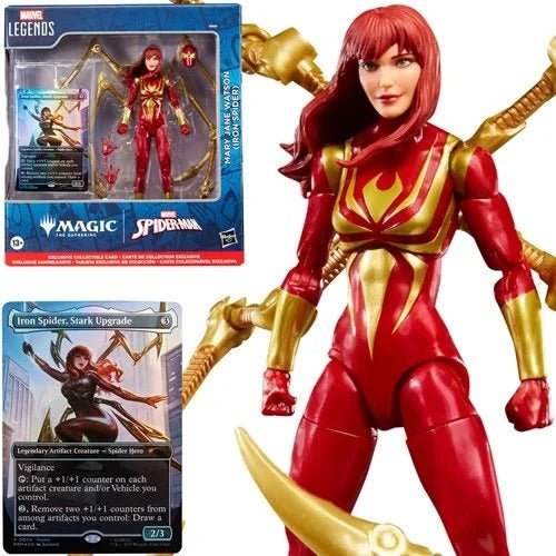  Spider-Man Iron Spider Action Figure With Magic Card -  ToylandEU™