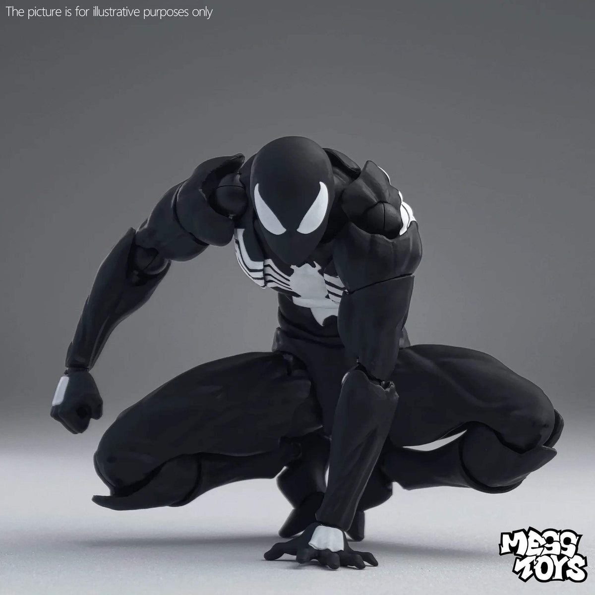 Spider-Man Joint Action Figure | Symbiote PVC | Toylandeu™