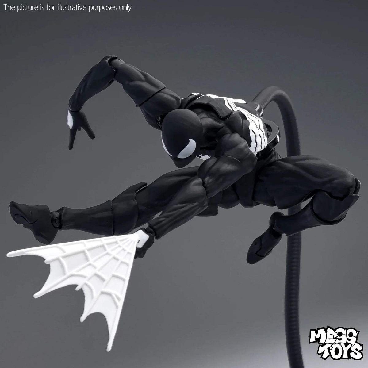 Spider-Man Joint Action Figure | Symbiote PVC | Toylandeu™