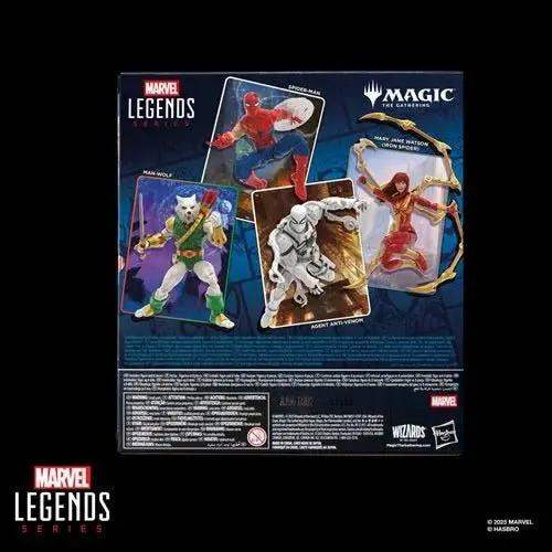Spider-Man Marvel Legends Magic: The Gathering Battle-Damaged Spider-Man 6-Inch Action Figure and Card - ToyShnip